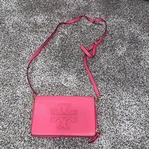 Hot Pink Tory Burch Cross Body Purse